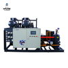 40HP Water Cooling Machine Two Parallel Refrigeration Screw Type Compressor Condensing Unit