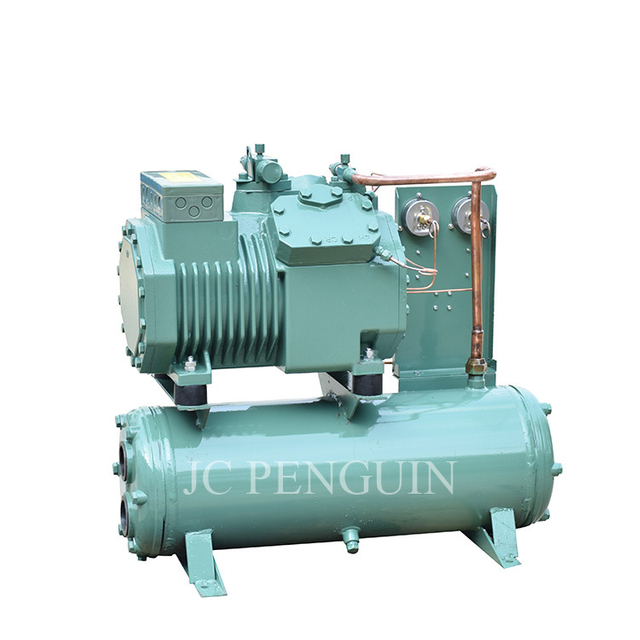 Best Price Industrial Refrigeration Open Type Water Cooled Piston Compressor Condensing Unit