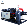 70HP Low Noise Refrigeration System Water Cooled Chiller Three Parallel Water Cooled Screw Condensing Unit