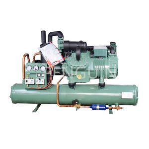 20HP 25HP 30HP Industrial Freezer Two Stage Technology Compressor Water Cooled Condensing Unit