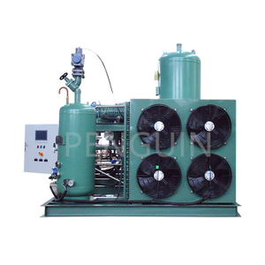 60HP 70HP Good Quality Equipment Semi-hermetic Three Parallel Screw Refrigeration Compressor Unit for Industrial Freezer