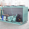15HP 20HP 25HP 30HP 35HP 40HP 50HP V Type Reciprocating Compressor Condensing Unit With 3 Fans